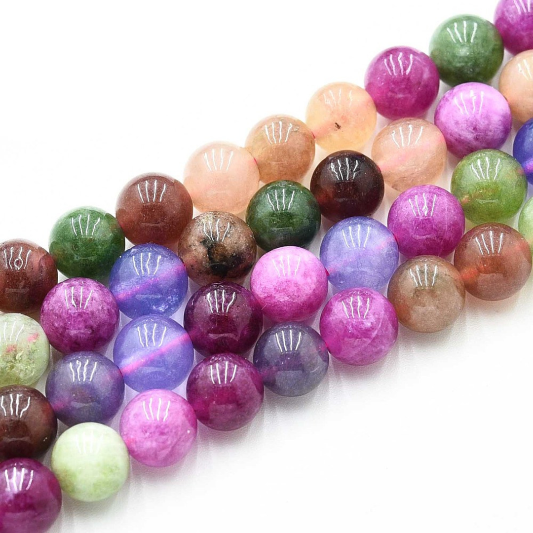 Tira de cuarzo natural de 8.5 mm para joyería