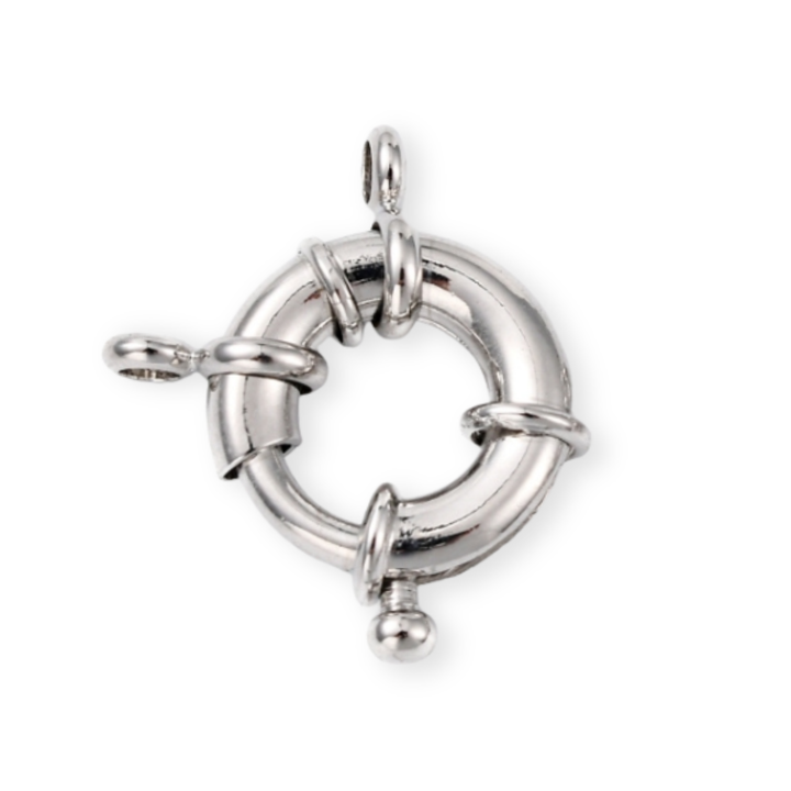 Broche marinero de chapa de platino