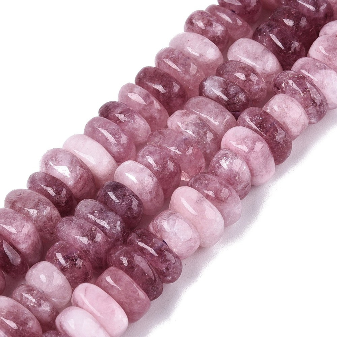 Tira de cuentas de cuarzo natural tipo nugget de 13 mm para joyería