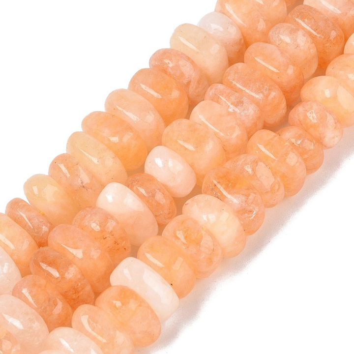 Tira de cuentas de cuarzo natural tipo nugget de 13 mm para joyería