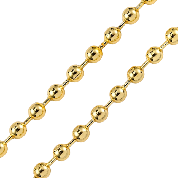 Cadena de chapa de oro