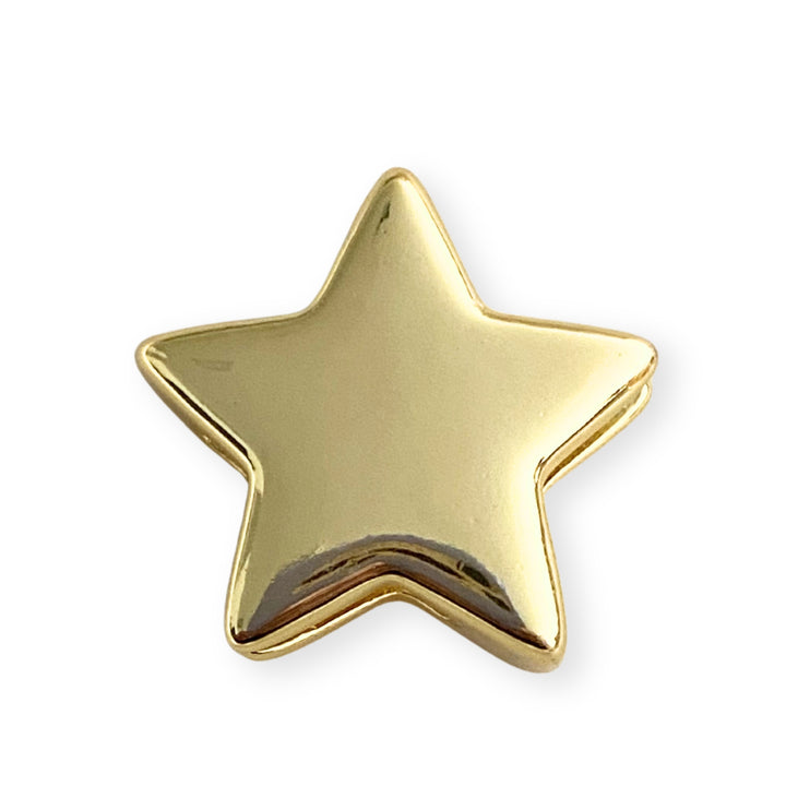 Separador en forma de estrella de chapa de oro