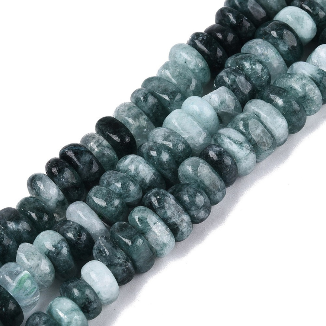 Tira de cuentas de cuarzo natural tipo nugget de 13 mm para joyería
