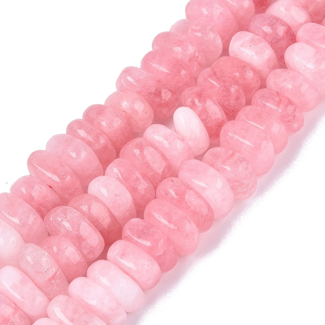 Tira de cuentas de cuarzo natural tipo nugget de 13 mm para joyería