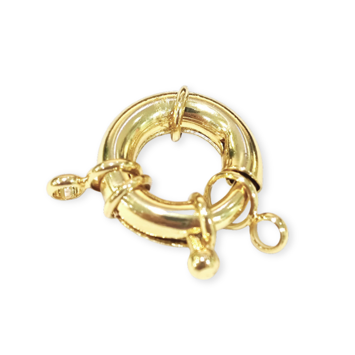 Broche marinero de chapa de oro