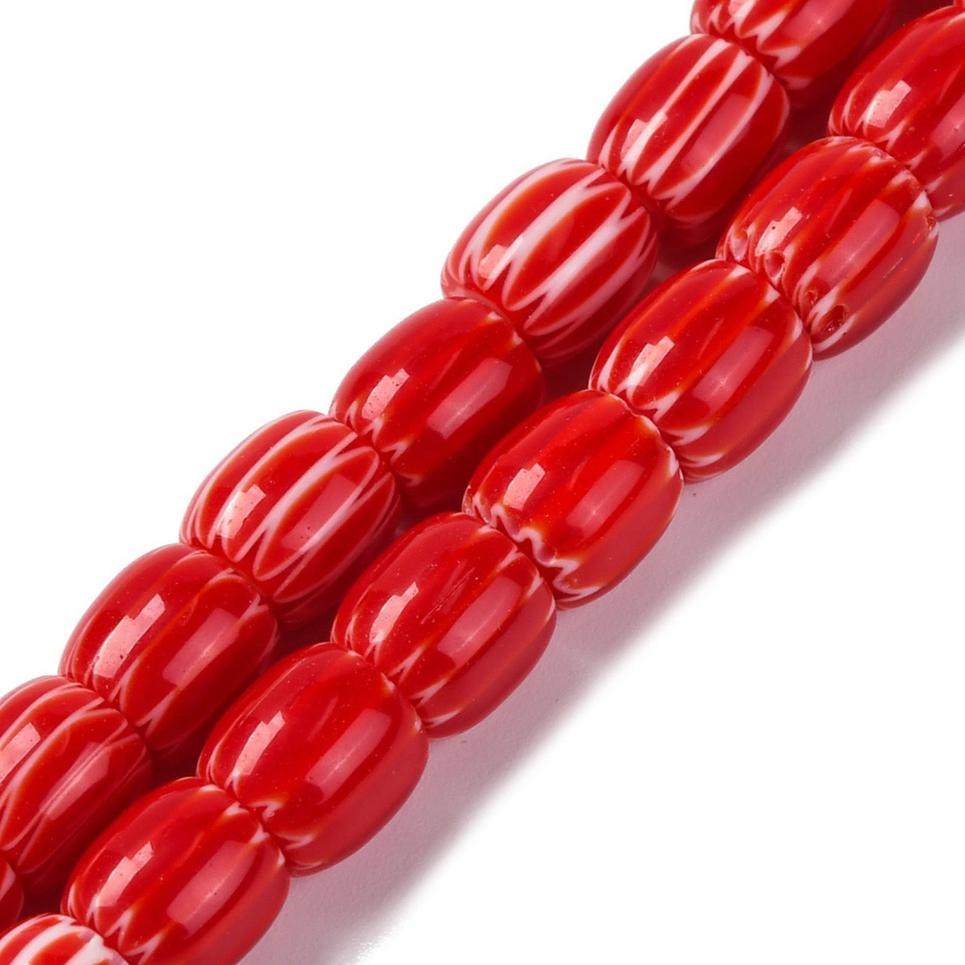 Tira de cuentas de murano de 7.5 mm para joyería