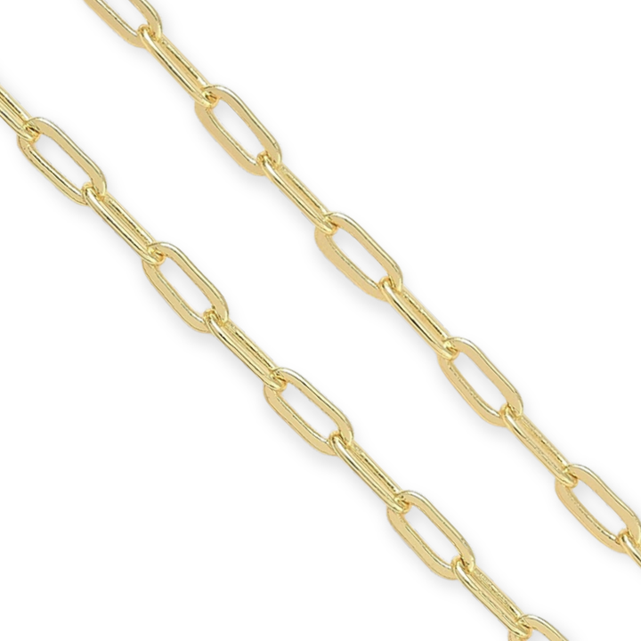 Cadena de chapa de oro