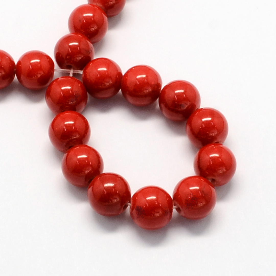 Tira de cuentas de jade natural de 6 mm para joyería