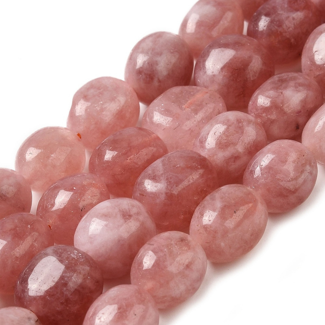 Tira de cuentas de jade natural ovalado de 13 × 10 mm para joyería