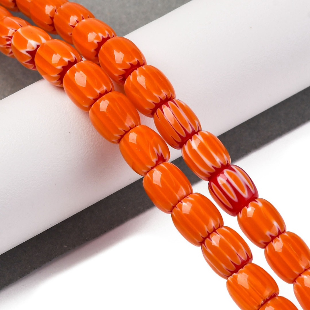 Tira de cuentas de murano de 7.5 mm para joyería