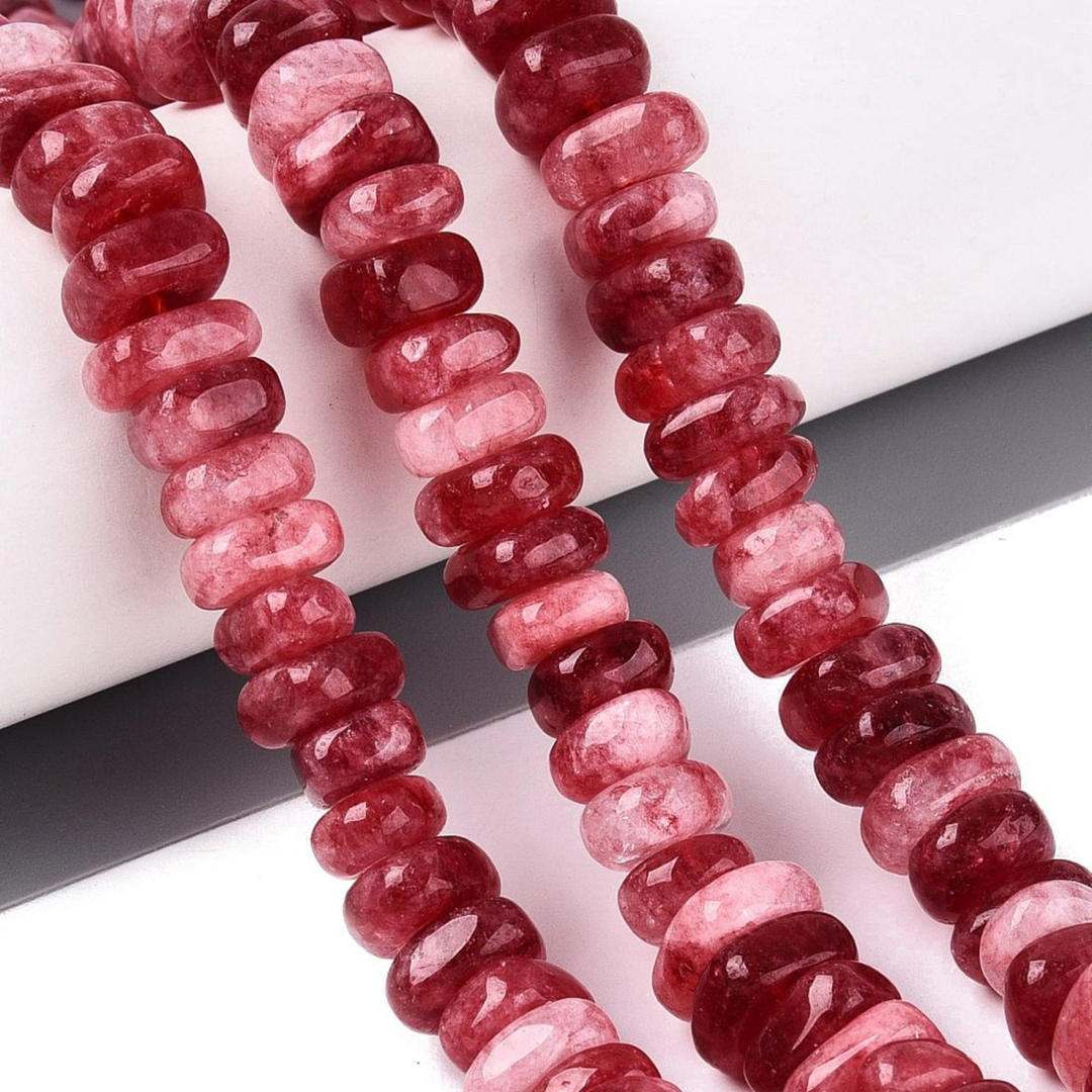 Tira de cuentas de cuarzo natural tipo nugget de 13 mm para joyería