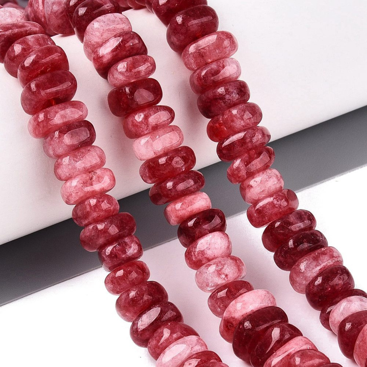 Tira de cuentas de cuarzo natural tipo nugget de 13 mm para joyería