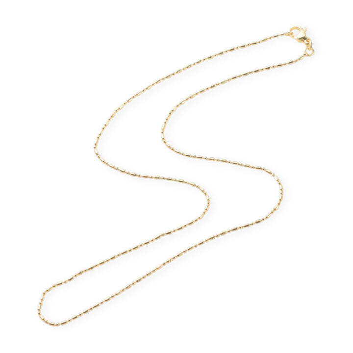 Detalles de Cadena de chapa de oro con broche tipo perico