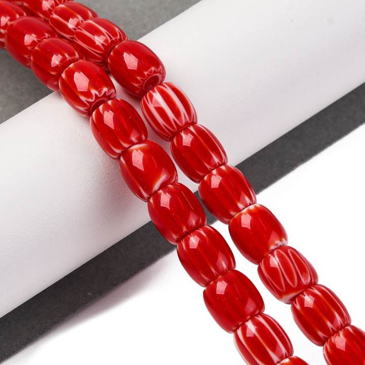 Tira de cuentas de murano de 7.5 mm para joyería