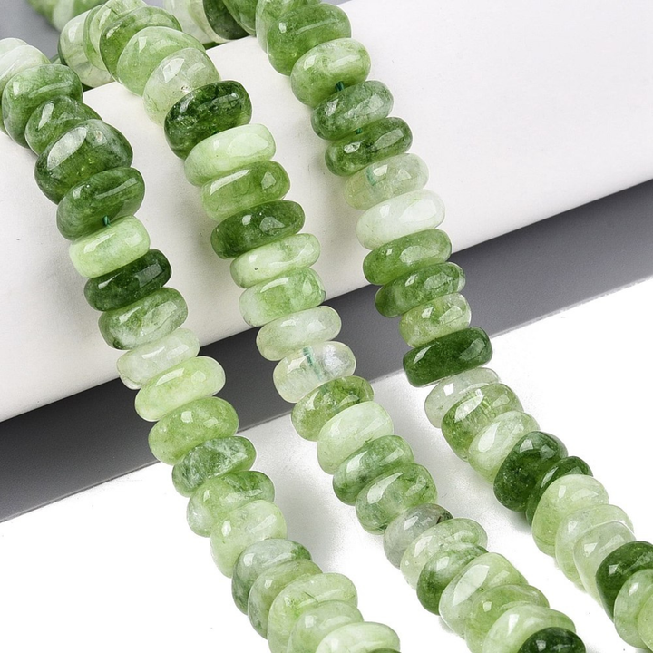 Tira de cuentas de cuarzo natural tipo nugget de 13 mm para joyería