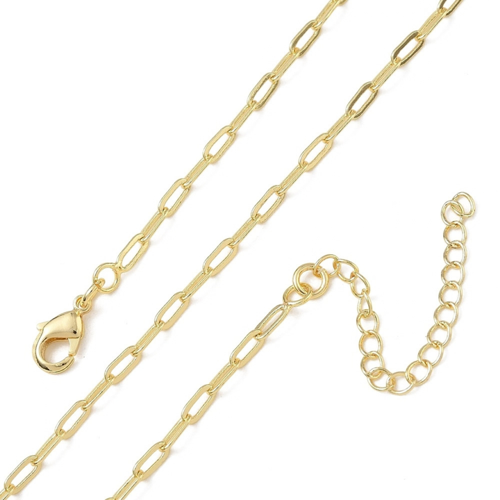 Cadena de chapa de oro