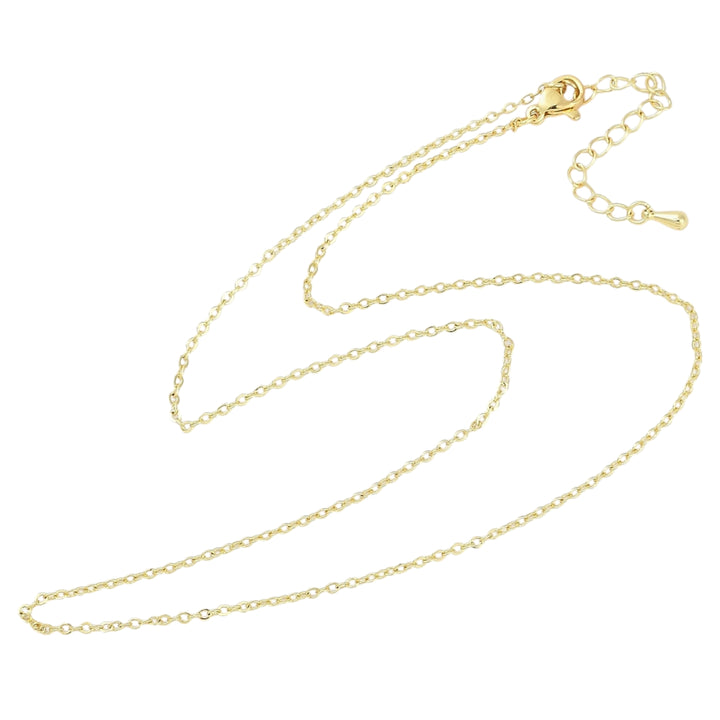 Detalles de Cadena de chapa de oro con broche tipo perico