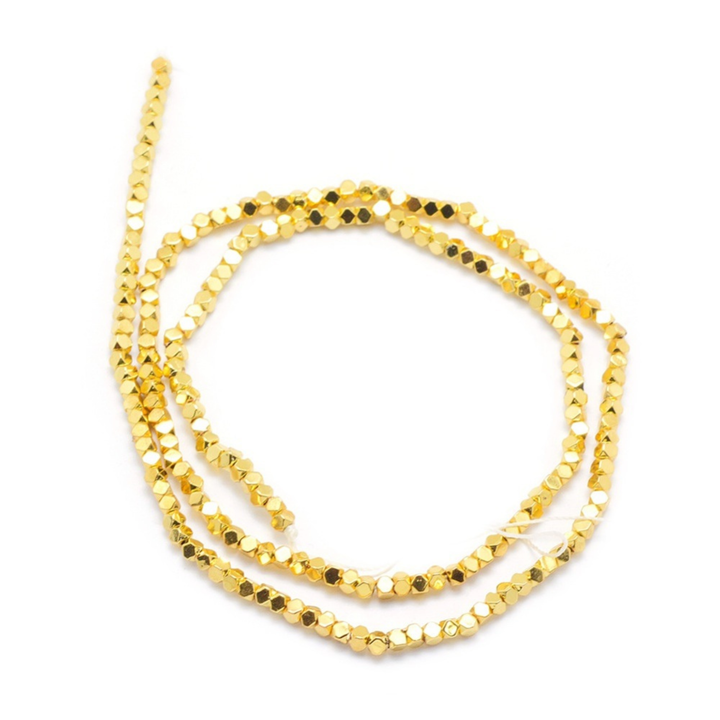 Detalles de Tira de hematita cúbica de 4 mm para joyería