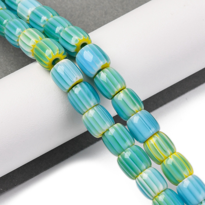Tira de cuentas de murano de 7.5 mm para joyería