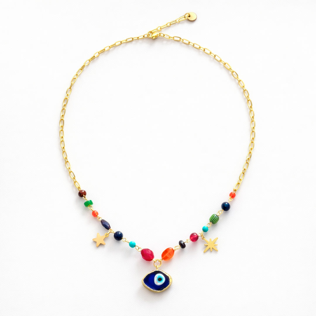 Collar de piedras naturales