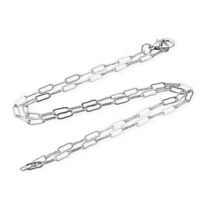 Detalles de Cadena de chapa de oro con broche tipo perico