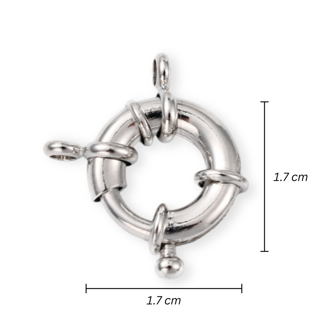 Medidas para Broche marinero de chapa de platino