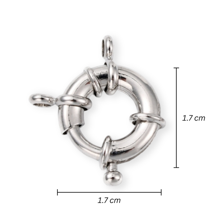 Medidas para Broche marinero de chapa de platino