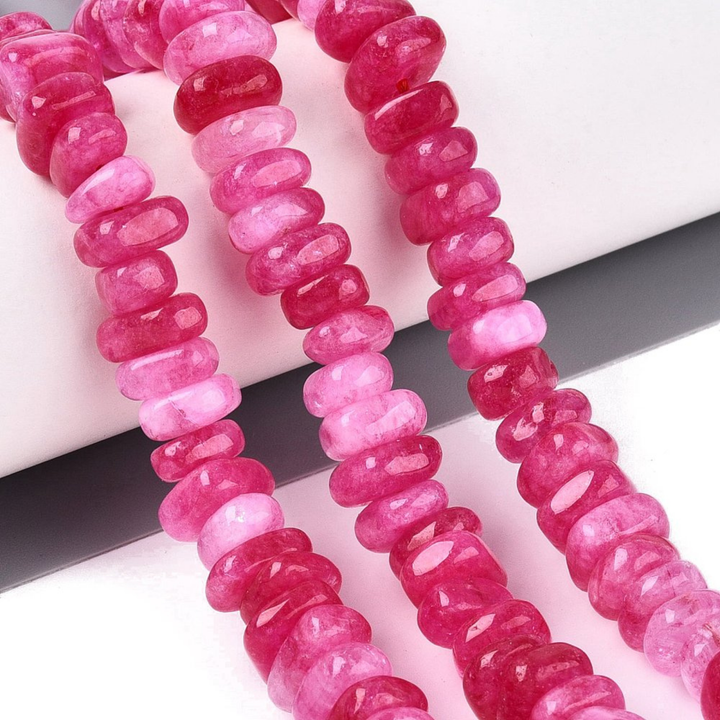 Tira de cuentas de cuarzo natural tipo nugget de 13 mm para joyería