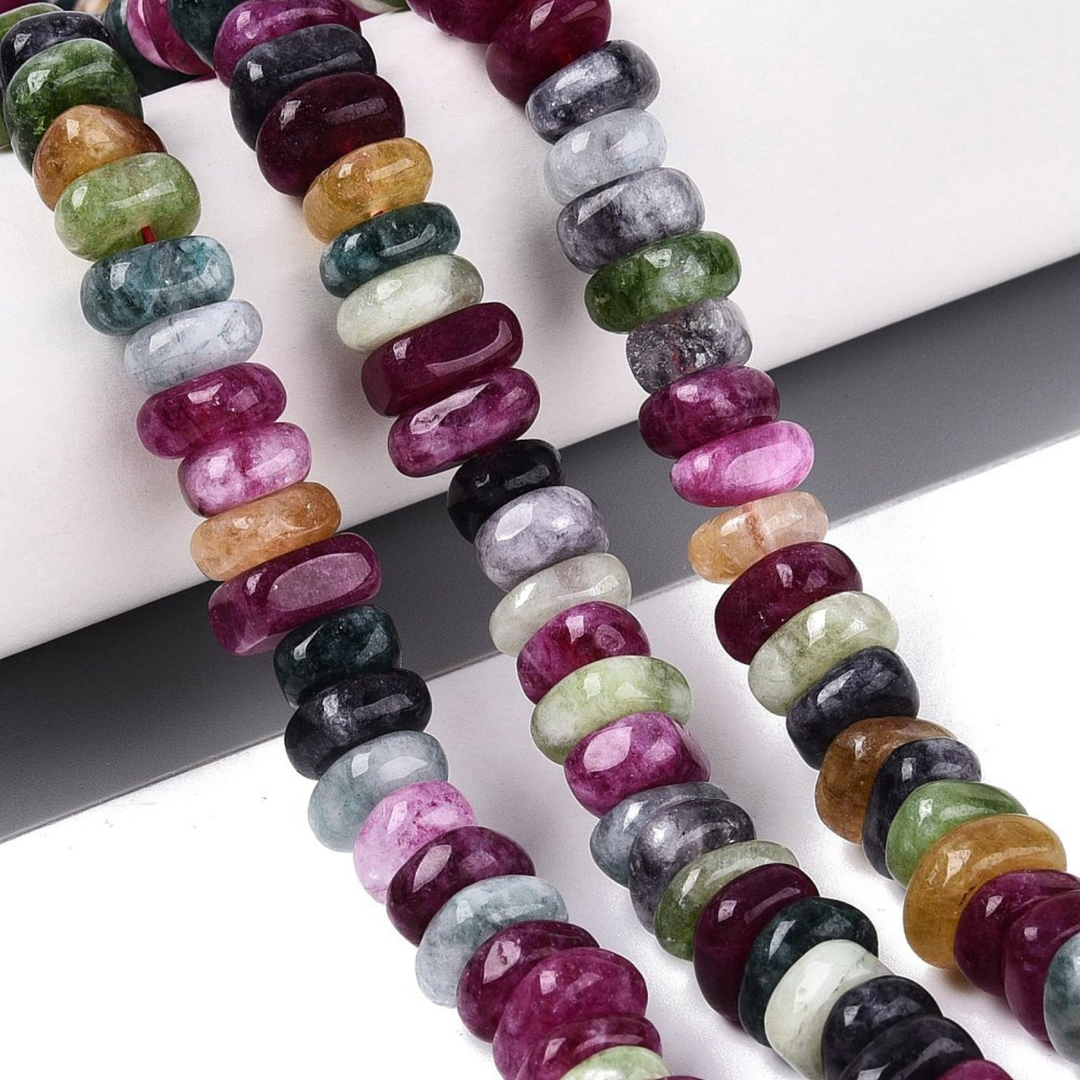 Tira de cuentas de cuarzo natural tipo nugget de 13 mm para joyería