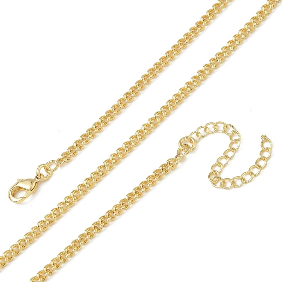 Cadena de chapa de oro