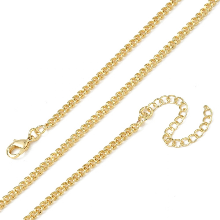 Cadena de chapa de oro