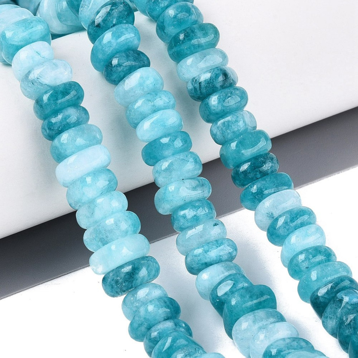 Tira de cuentas de cuarzo natural tipo nugget de 13 mm para joyería