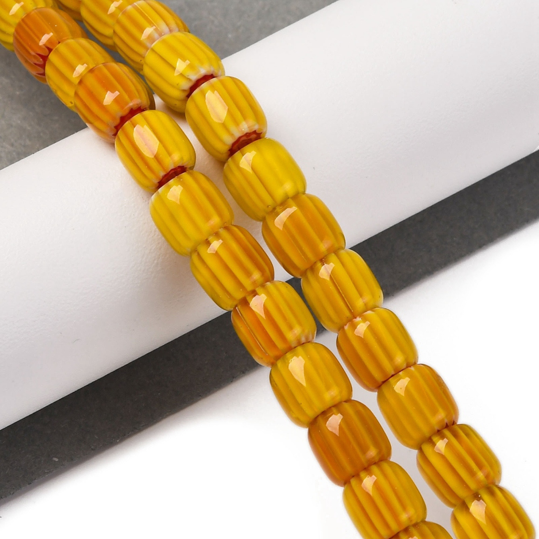 Tira de cuentas de murano de 7.5 mm para joyería