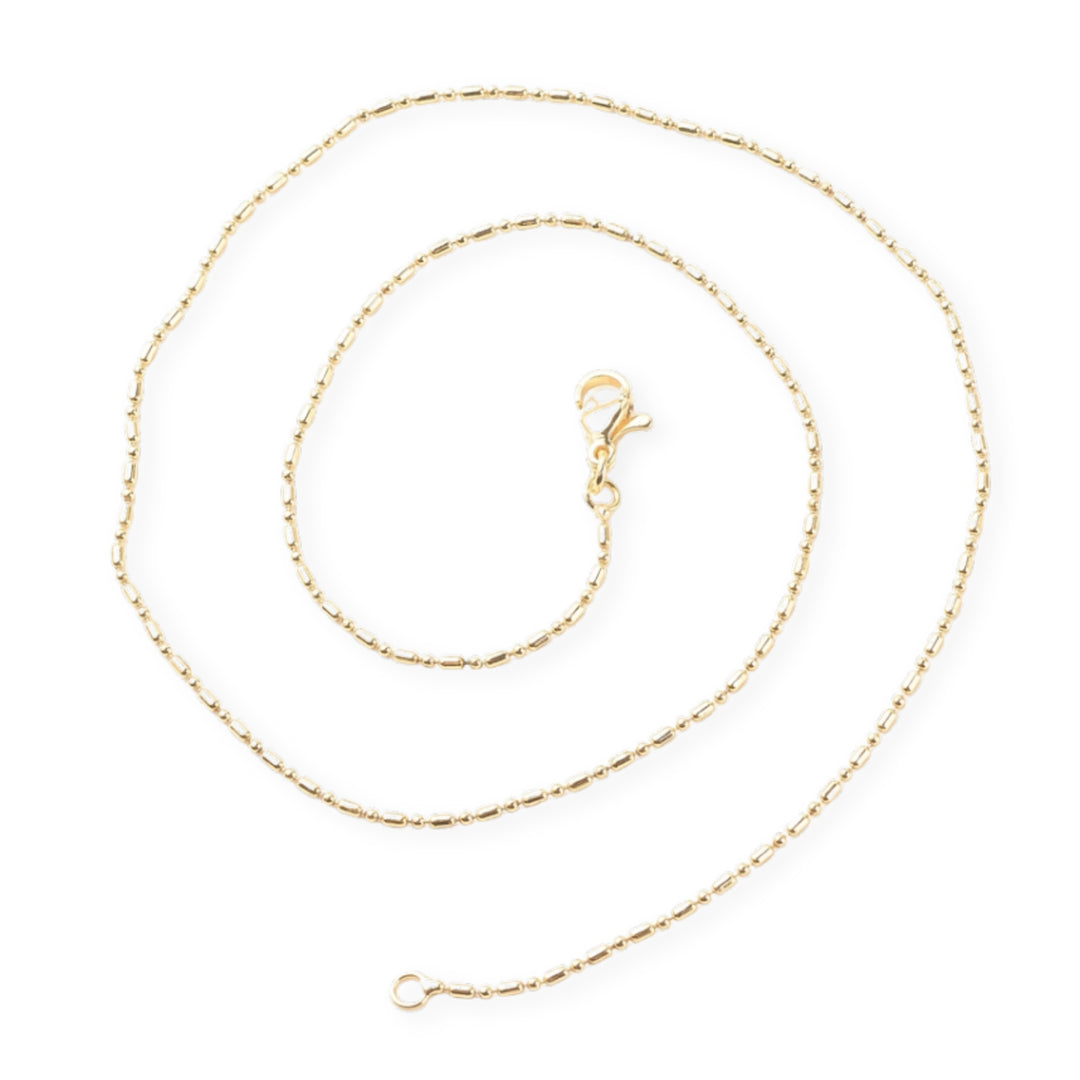 Detalles de Cadena de chapa de oro con broche tipo perico