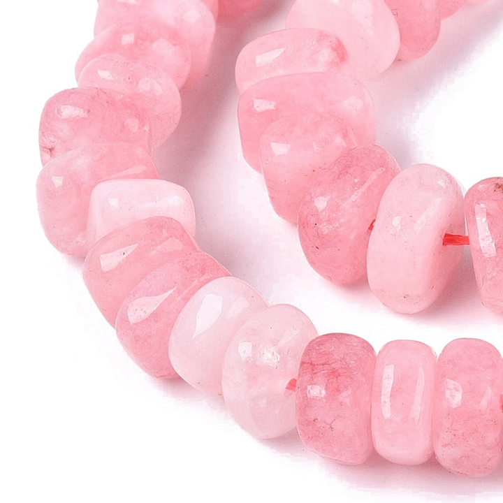 Tira de cuentas de cuarzo natural tipo nugget de 13 mm para joyería