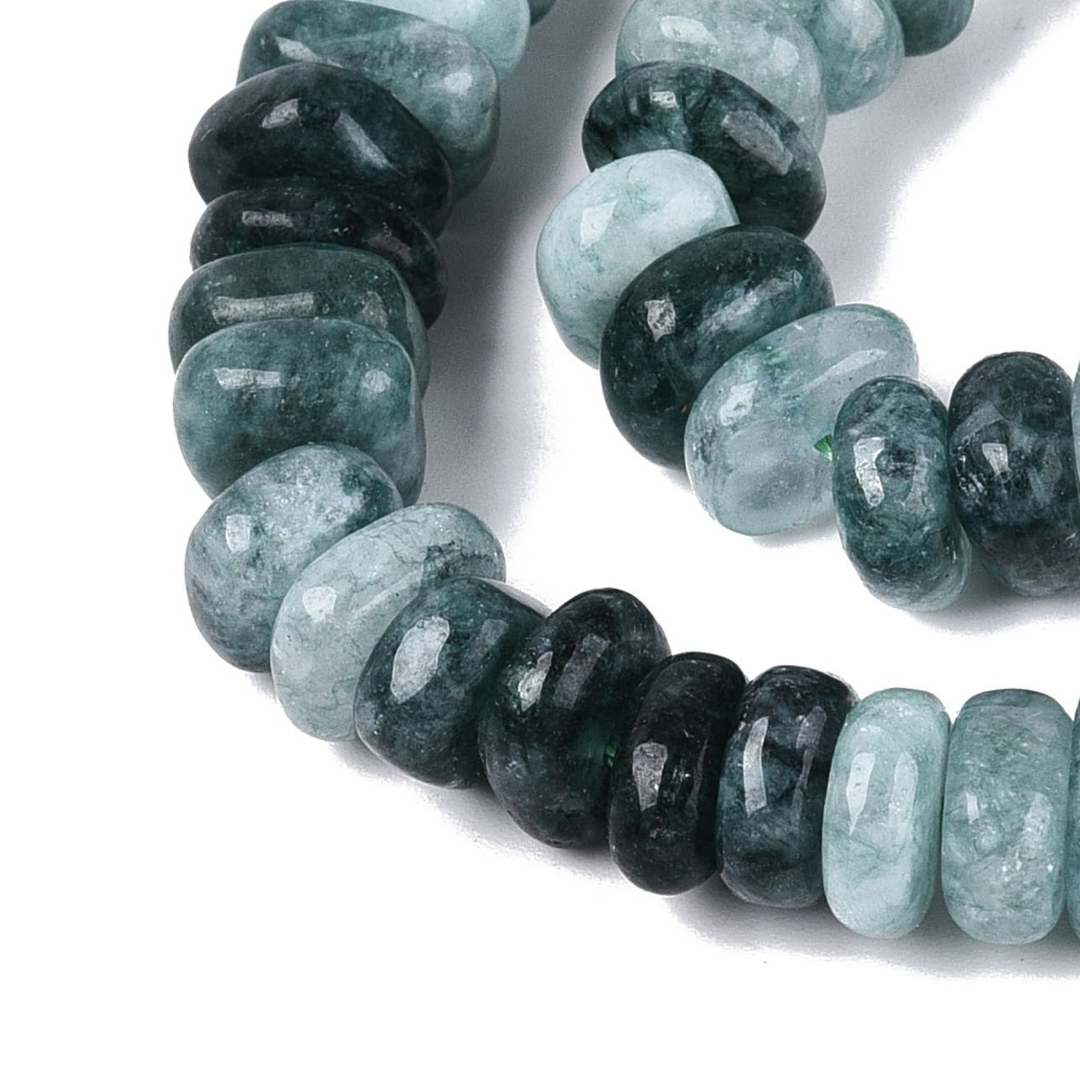 Tira de cuentas de cuarzo natural tipo nugget de 13 mm para joyería