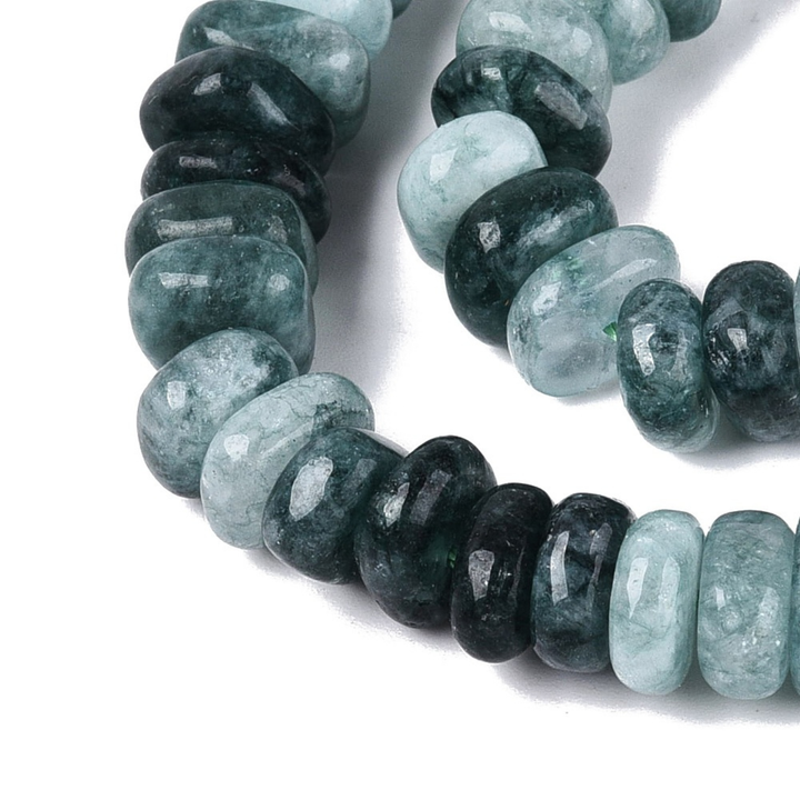 Tira de cuentas de cuarzo natural tipo nugget de 13 mm para joyería