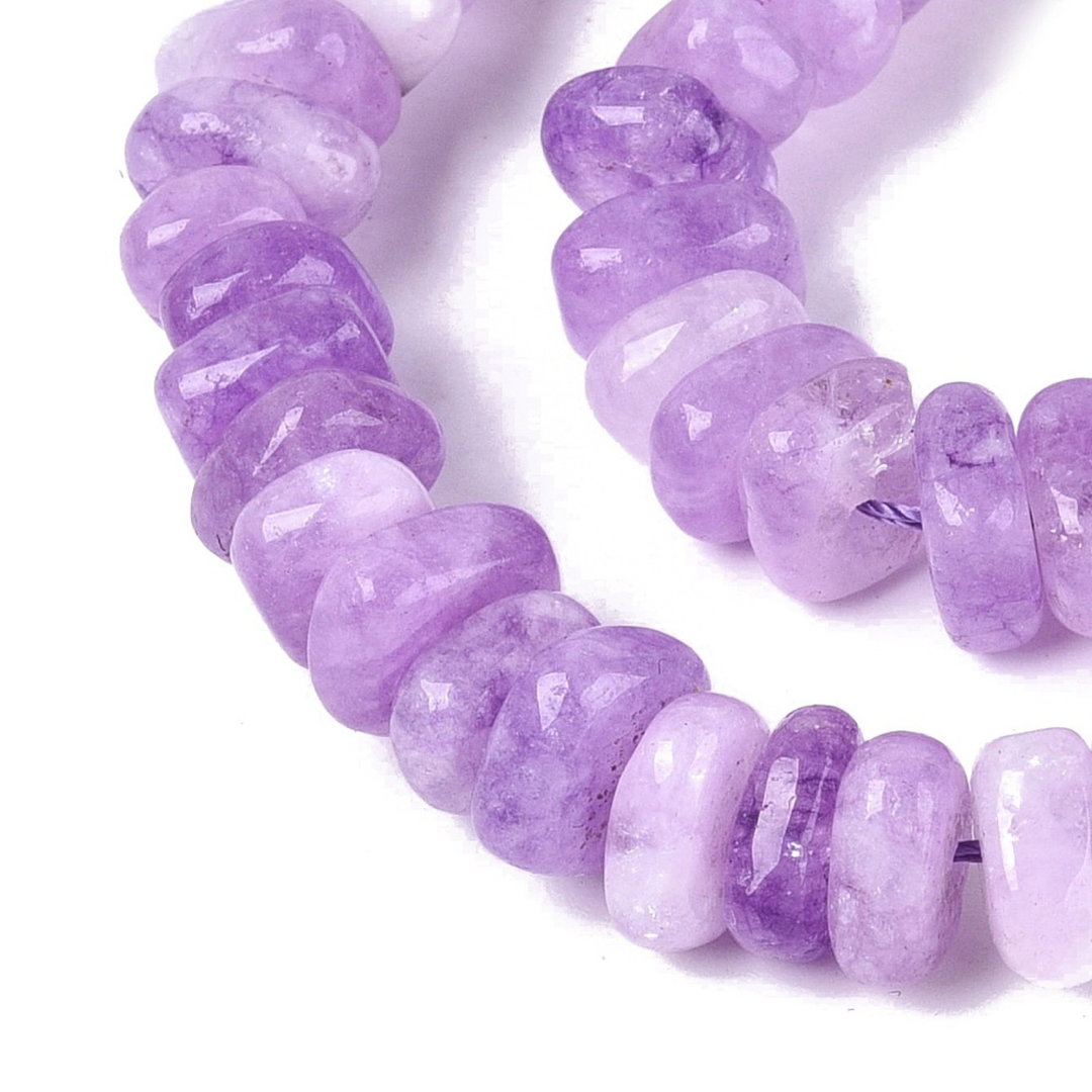 Tira de cuentas de cuarzo natural tipo nugget de 13 mm para joyería