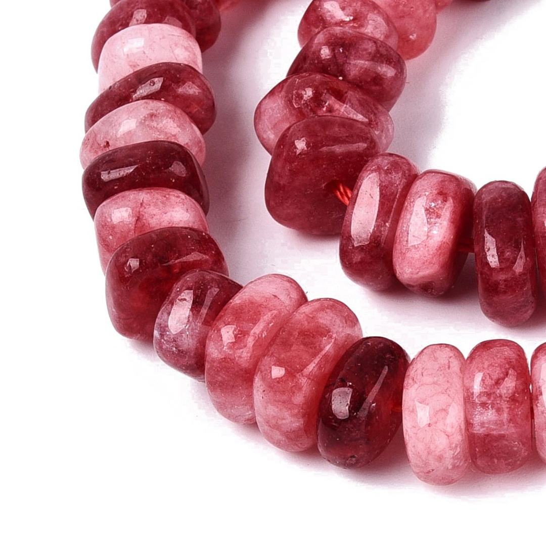 Tira de cuentas de cuarzo natural tipo nugget de 13 mm para joyería