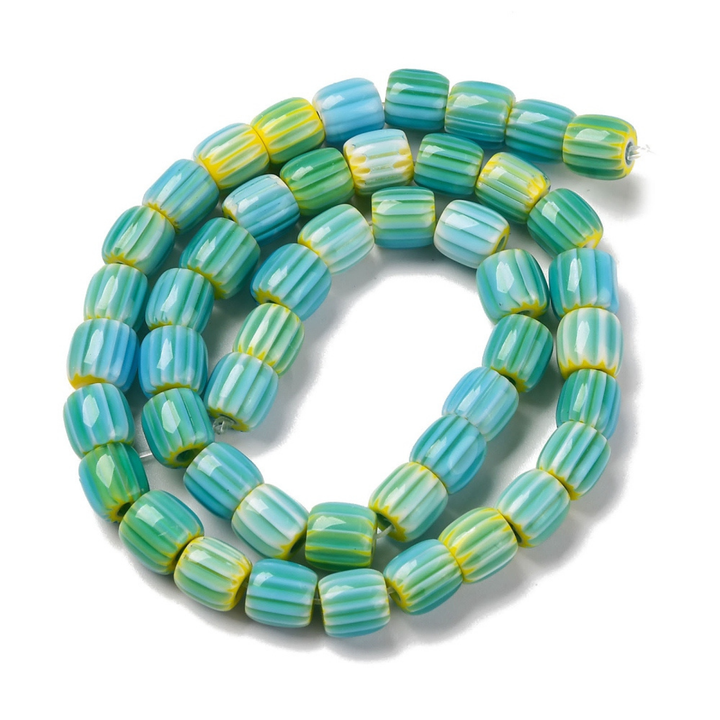 Tira de cuentas de murano de 7.5 mm para joyería