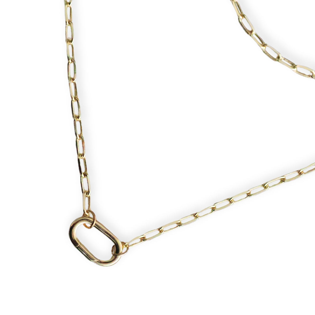 Cadena con broche ovalado