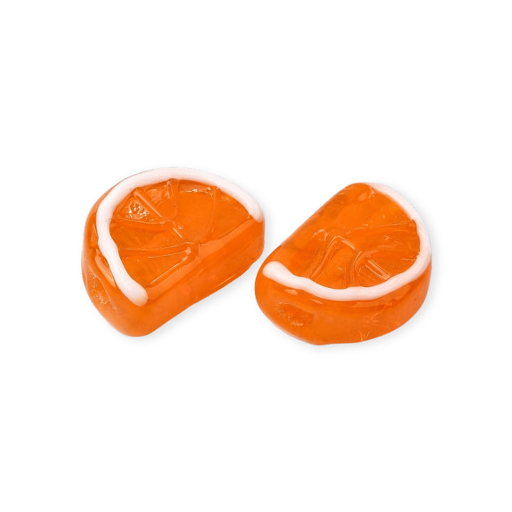 Detalles de Separador de murano en forma de naranja con acabado brillante y realista