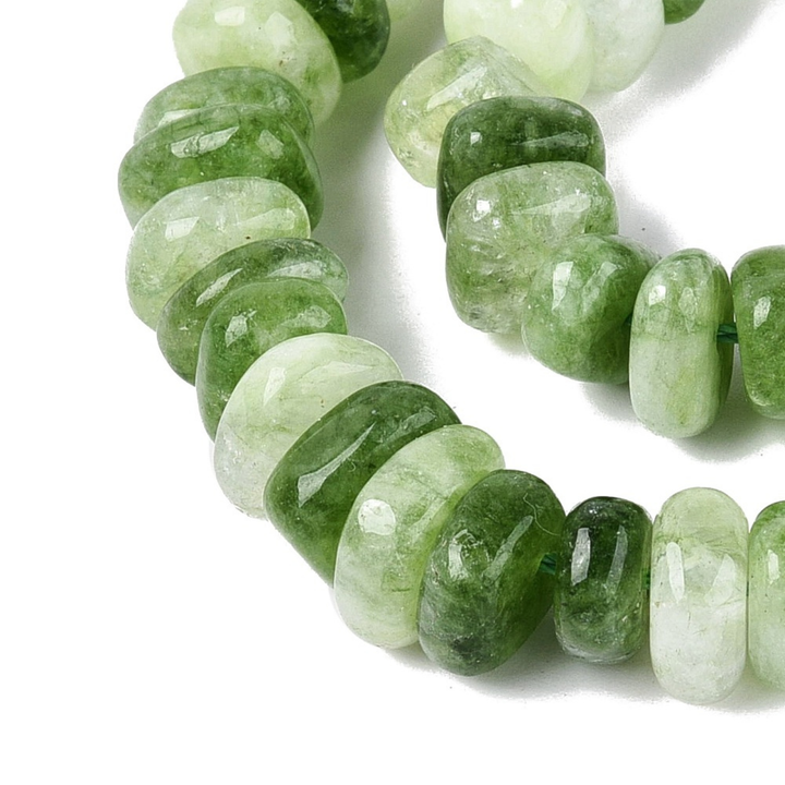 Tira de cuentas de cuarzo natural tipo nugget de 13 mm para joyería