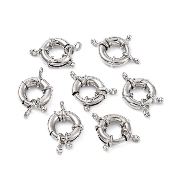 Detalles de Broche marinero de chapa de platino