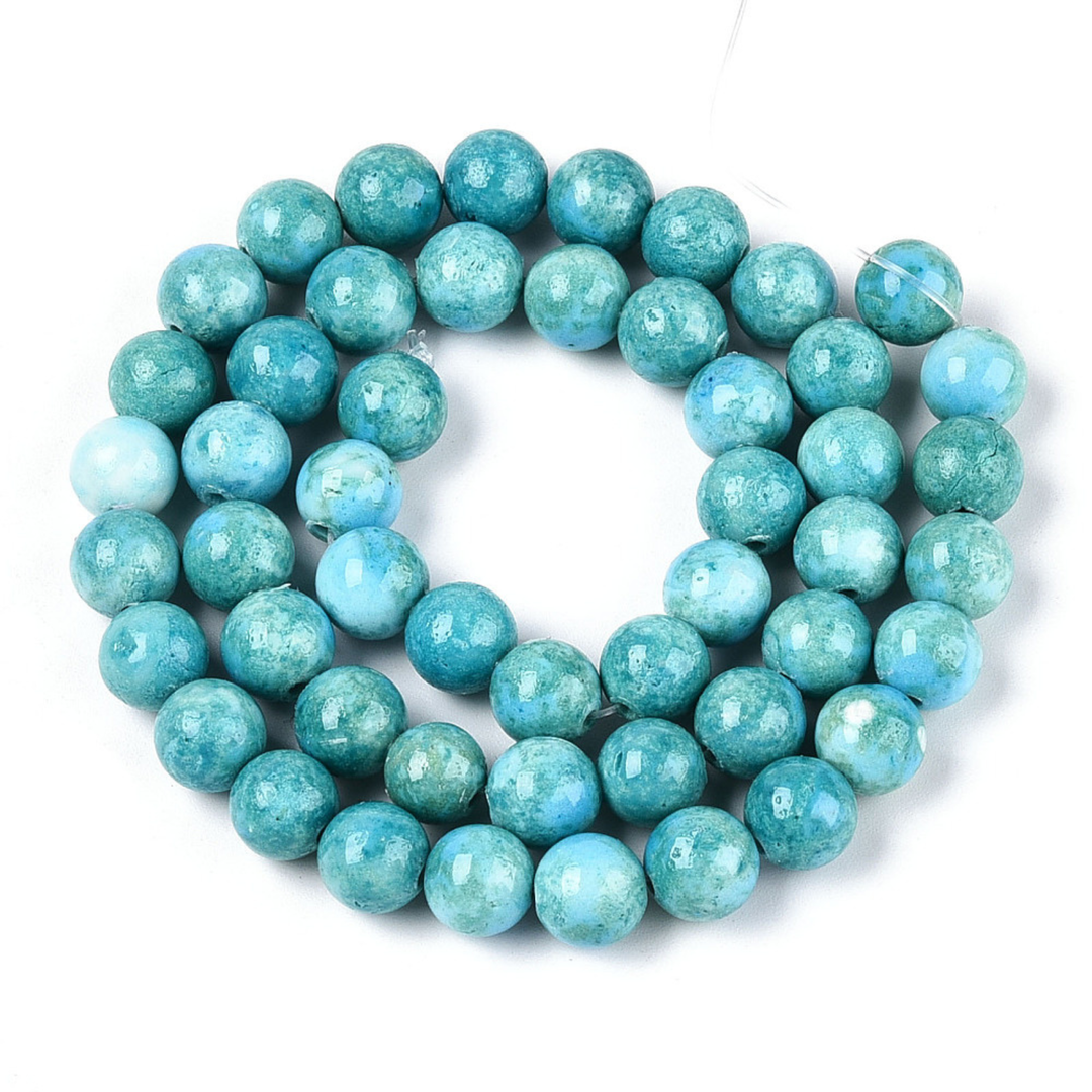 Tira de fósil sintético de 8.5 mm para joyería