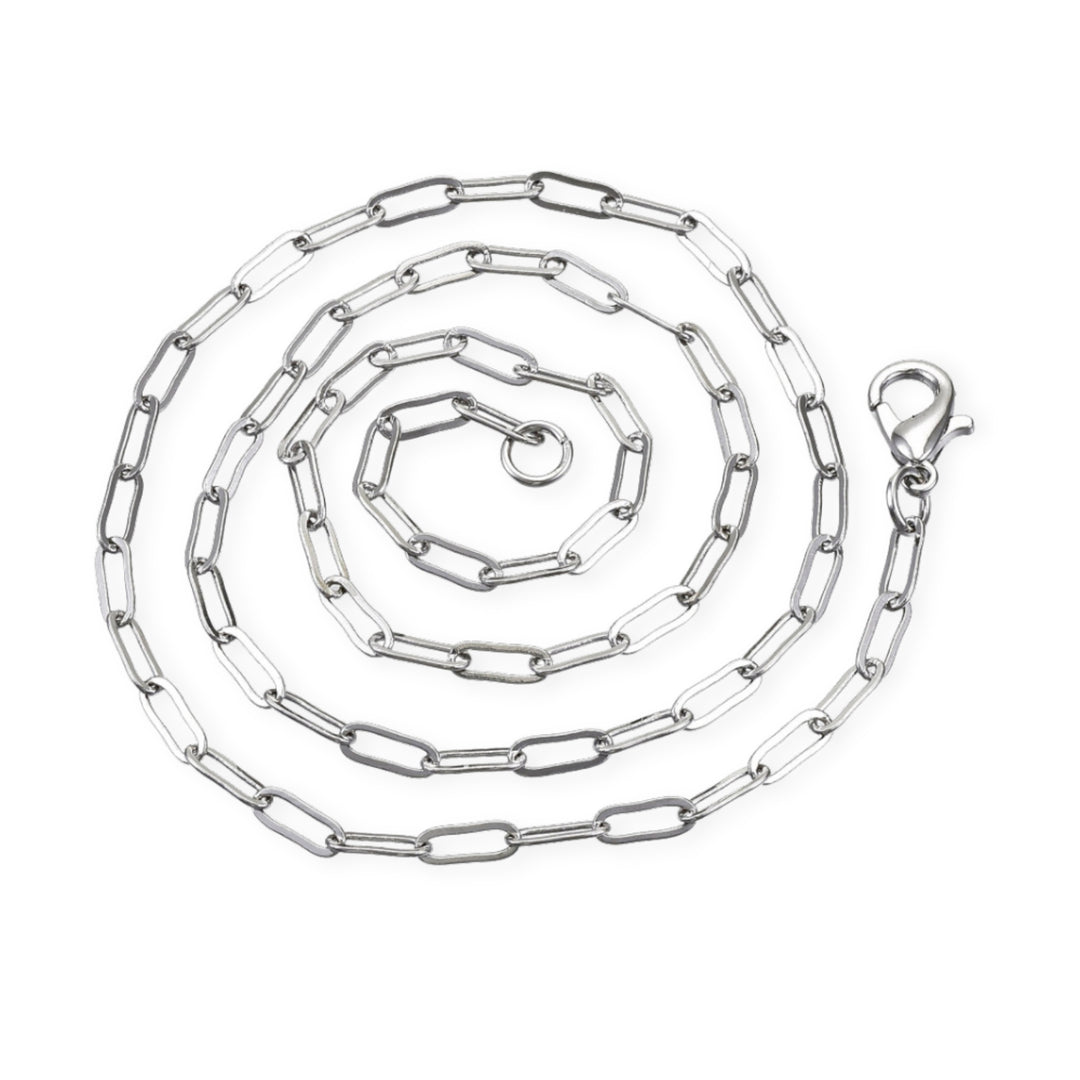 Detalles de Cadena de chapa de oro con broche tipo perico