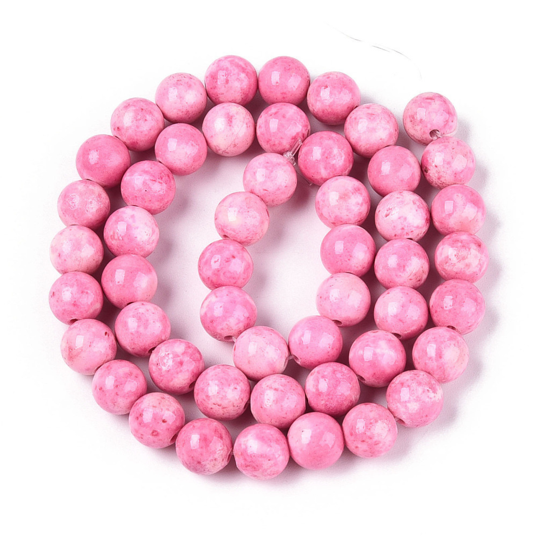 Tira de fósil sintético de 8.5 mm para joyería