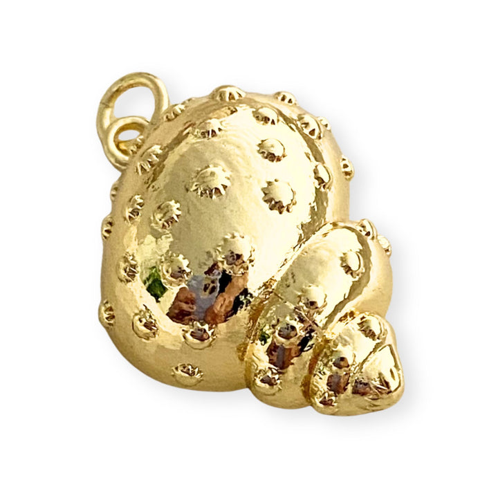 Detalles de Dije de caracol de chapa de oro