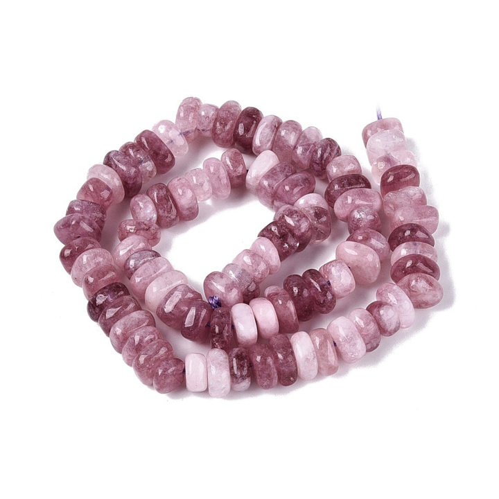Tira de cuentas de cuarzo natural tipo nugget de 13 mm para joyería