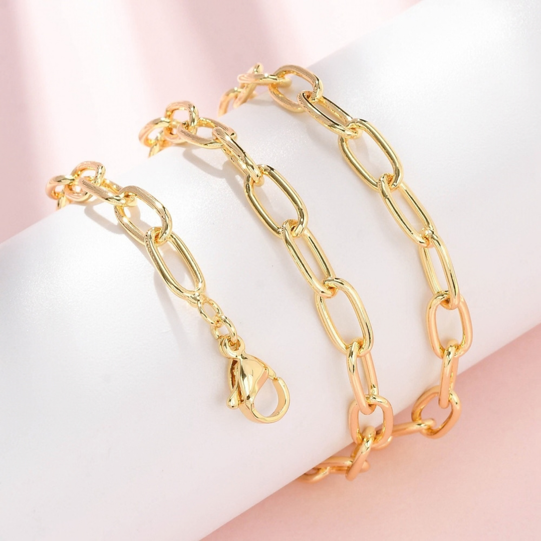 Detalles de Cadena de chapa de oro